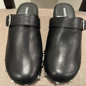 New torrid, studded mini clog